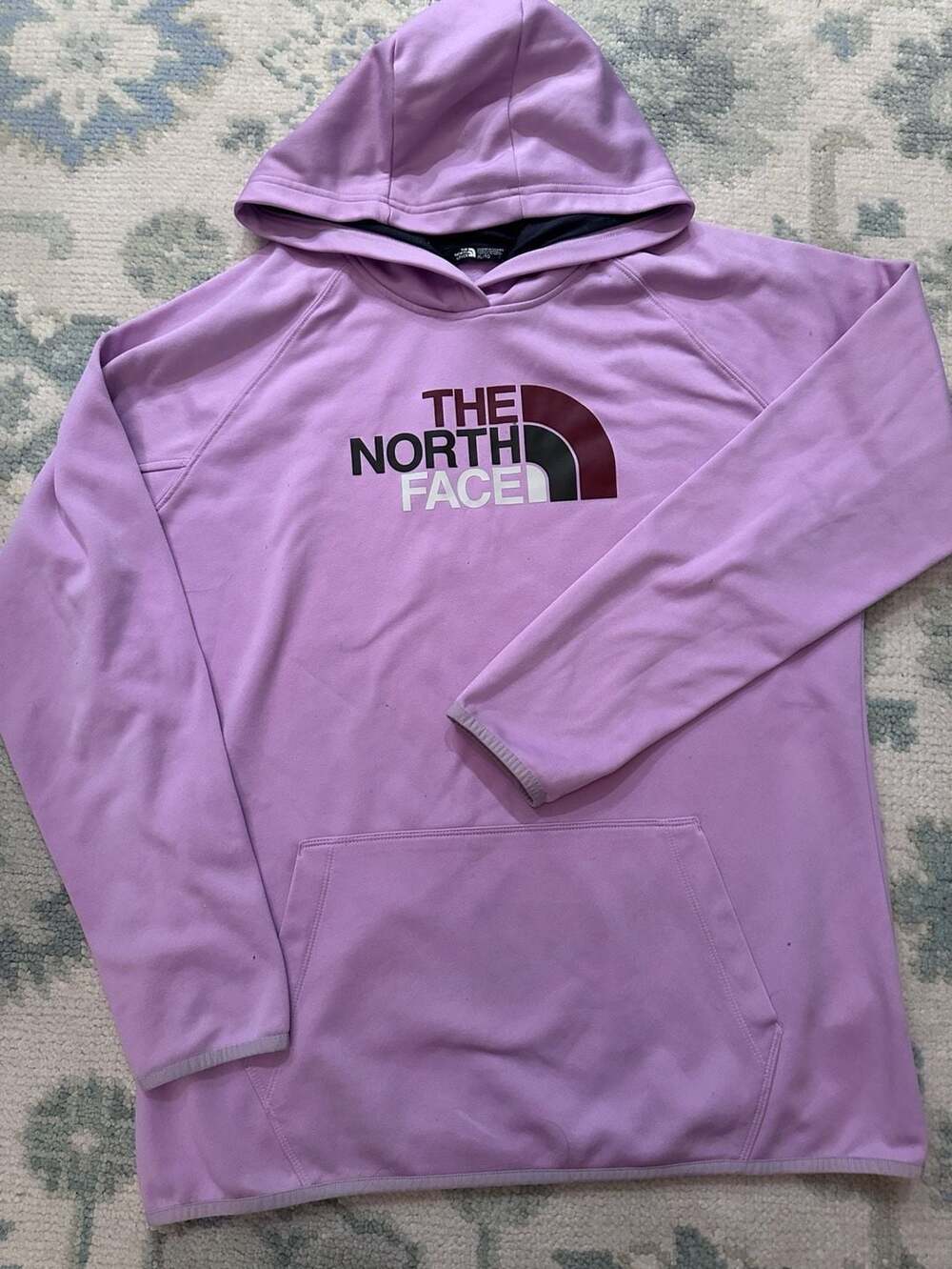 The North Face Women's Fave Half Dome Pullover Purple Hoodie XL